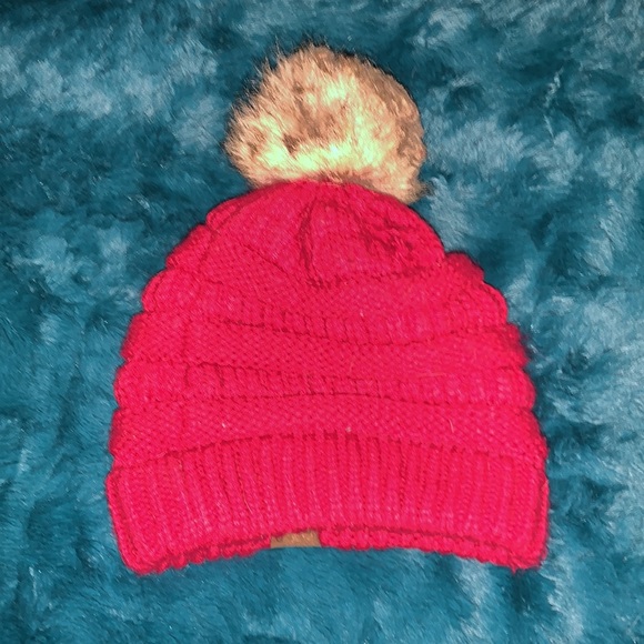 C.C Beanie, Pink, worn once but was washed. - Picture 2 of 3